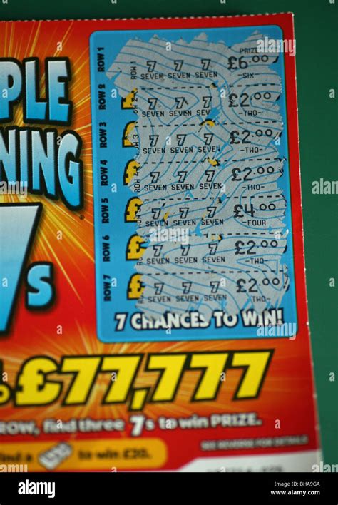 winning scratch card.
